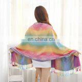 New Minority Style Summer Cotton Flax Paisley Jacquard Decoration Scarf for Girl thumbnail-4