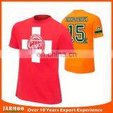 Hot Sale Orange Comfortable Plain White Fitted T-shirts thumbnail-4