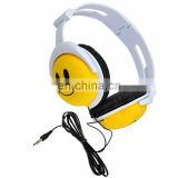 China factory OEM funny Smile Headphone and headset