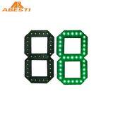 Green 6inch Outdoor 7 Segment Display 1 Digit Number Number Outdoor Waterproof Seven Segment Gas Station Price Sign