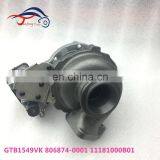 GTB1549VK Turbo 806874-0001 11181000B01 Turbocharger for Hawtai 2.0L 141 KM HT483 Engine thumbnail-3