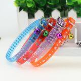 Puppy PVC Collar With Bell Neckband Pet Cat Collar Pet B2 thumbnail-2