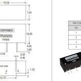 2W 3KVDC Isolation Single Output DC/DC Converters Integrated Circuit thumbnail-3