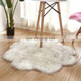 2020 New Pure White Sheepskin Plush Fur Rugs Faux Fur Carpet thumbnail-3