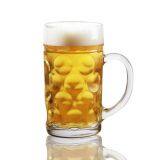1L High Quality Large Beer Glass Mug With Handle thumbnail-3