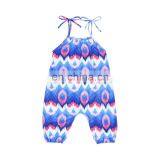 Body Halter Tie Dye Bodysuit Jumpsuit Kids Romper thumbnail-3
