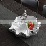 Hot Selling Living Room Decoration Accessories Luxury Silver Ceramic Home Table Decor Pieces thumbnail-2