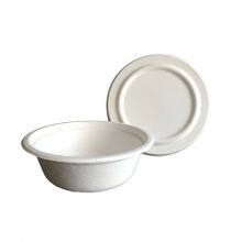 Disposable Biodegradable ODM White Sugar Cane Soup Bowls-bagasse 500ml Soup Bowls-biodegradable Dishes, Soup Bowls, Pasta Plates, Serving Bowls thumbnail-4