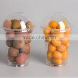 Disposable Food Package Cup, Vegetable Package Cup, Clear Plastic Food Cup,take Away Cold Drinking Cup With Dome Lid thumbnail-6