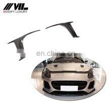 2020 New Fresh Carbon Front Bumper Fins for Jaguar F-type SVR thumbnail-2