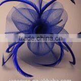 Custom Design Hairclip Flower Fascinator Headpiece With Feather thumbnail-3
