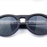 Men New Style Free Custom Laser Logo Handmade REVO Polarized Full Rim Polarized Wooden Round Sunglasses Eyewear With Rivet thumbnail-3