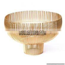 Gold Plated Metal Bowl thumbnail-1