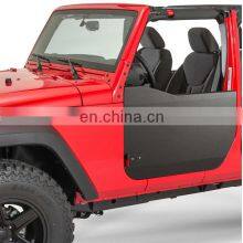 Car Door Lock Black Element Aluminum Alloy Half Doors Kits For Jeep Wrangler JK thumbnail-3