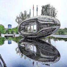 Stainless Steel Sculpture Manufacturer Stainless Steel Landscape Sculpture Ornament Park Square Metal Sculpture thumbnail-3
