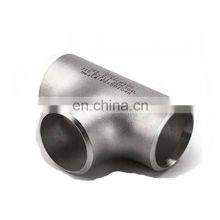 Butt Welding Pipe Fittings Carbon Steel Sch40 Equal Tee for Oil Gas Pipelines