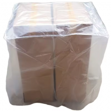 Custom Waterproof Large Pallet Transparent Clear PE Plastic Packaging Cover Bags For Logistic Packing