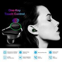 T10 TWS Fingerprint Touch Stereo Headsets Sport Gaming Headphones Wireless Earbuds Blue Tooth With 4000mAh Waterproof Earphone thumbnail-6