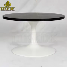 White Tulip Base Tea Table With Low Coffee Tables Metal Furniture Legs thumbnail-4