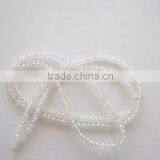 White Diamond Faceted Roundelle