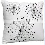 Printed White Color Cushion Cover