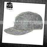 Fashion Leather Distressed Grey 5 Panel Cowboy Hat Cheap