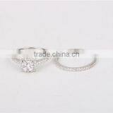 High Quality Fashion Lady's 14k Ring Set Wedding Jewelry AAAAA CZ thumbnail-4