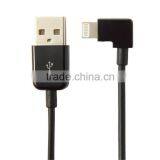 90 Degree MFI 8 Pin Male Data Multi Charge USB Cable thumbnail-2