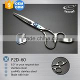 ICOOL F2D-60 high quality blade with hole shears for hair