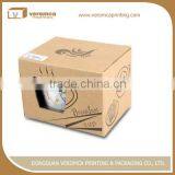 Custom corrugated cardboard shoe box
folded stronger paper corrugated box for dres