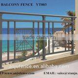 China Supplier Decorative Steel Balcony Railing Designs YT003 thumbnail-1