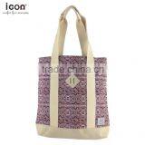 Aztec tribal pattern with jacquard fabric for handy bag