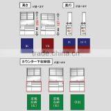 Japanese High Quality Kitchen Kabinet With Diamond High Gloss Material thumbnail-2