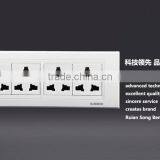 hot sale New design universal YB-118 TV/Telephone/computer multi socket wall socket