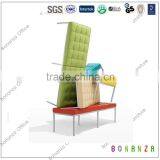 FT-004#3-seater Barber Shop Waiting Chairs for Public Open Area thumbnail-1