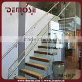 New Design Internal Curved Glass Stairs for Villa, Stairs Design Indoor