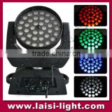 laisi Hot 36 pcs RGBW 4 in 1 with 36*10w led beam moving head lights for sales