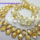Citrine Faceted Pear Shape Natural Gemstones