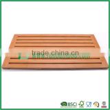 FUBOO FB7-4019 Fashion high quality bamboo wood custom non slip bath mat