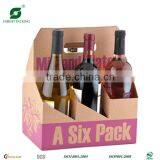 6 Pack Cardboard Wine Bottle Carrier thumbnail-1