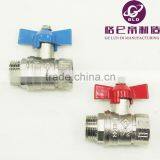 2015 New Design Cheap 1/4'' ~ 4'' Brass Ball Valves With T Handle Zinc Globe Valves thumbnail-1