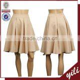 High Waist Autumn Winter Midi Length Plain Fashion Women Divided Umbrella Skirt,women Umbrella Skirt thumbnail-1