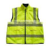 Stylish high visibility reflective safety vest