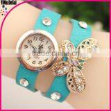 Japanese Colorful Leather Vintage Watch/sexy Women Watch