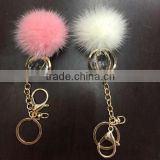 Fur pendant use and fur ball type mink fur ball Pom Key Chain, Bag Charm Keyring, Fur Puff Ball Bag Pendant Charm