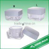 Luxury Clear OEM&ODM Factory Cosmetic Glass Jar thumbnail-3