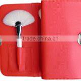 Professional 26 Piece White / Silver Makeup Brush Set With Red Case