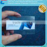 High Quality Clear Frosted Plastic Business Cards, Transparent PVC Business Card thumbnail-2