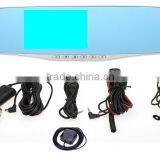 Show Longitude and Latitude,dual Camera Mirror Dvr With GPS Tracking Replay thumbnail-5