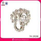 Custom Large Diamond Shape Rhinestone Brooch China Wholesale thumbnail-1